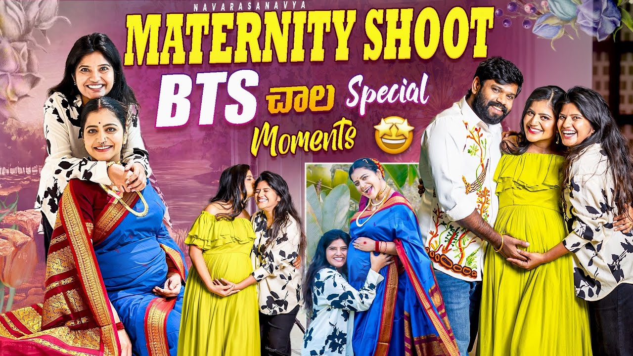 Maternity Shoot BTS | Chala Special Moments #navyamarouthu #shivajyothi #bigboss @Jyothakka 