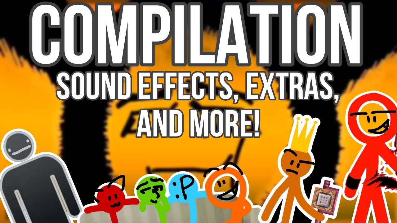 Alan Becker with Faces and Voices: COMPILATION (sound effects, extras, and more)