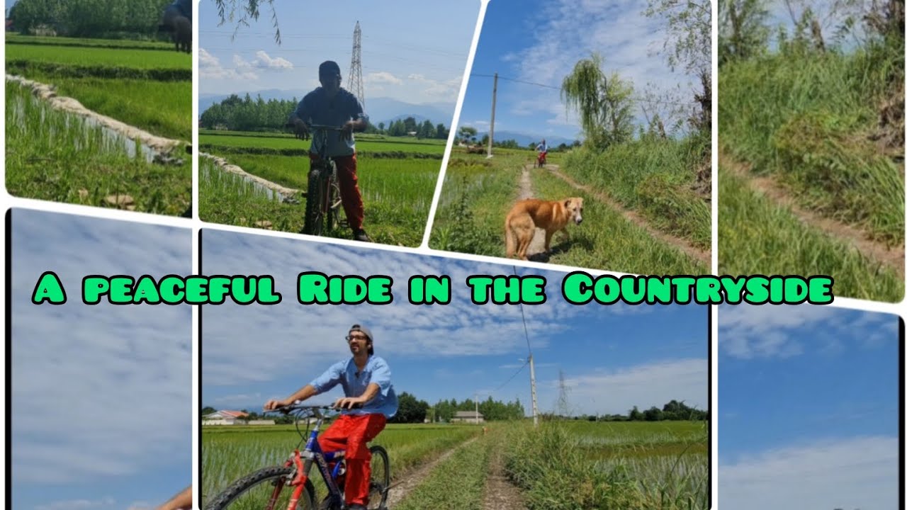 A Peaceful Village Bike Ride In Nature ✌️               Shaft, Gilan, Iran 🇮🇷