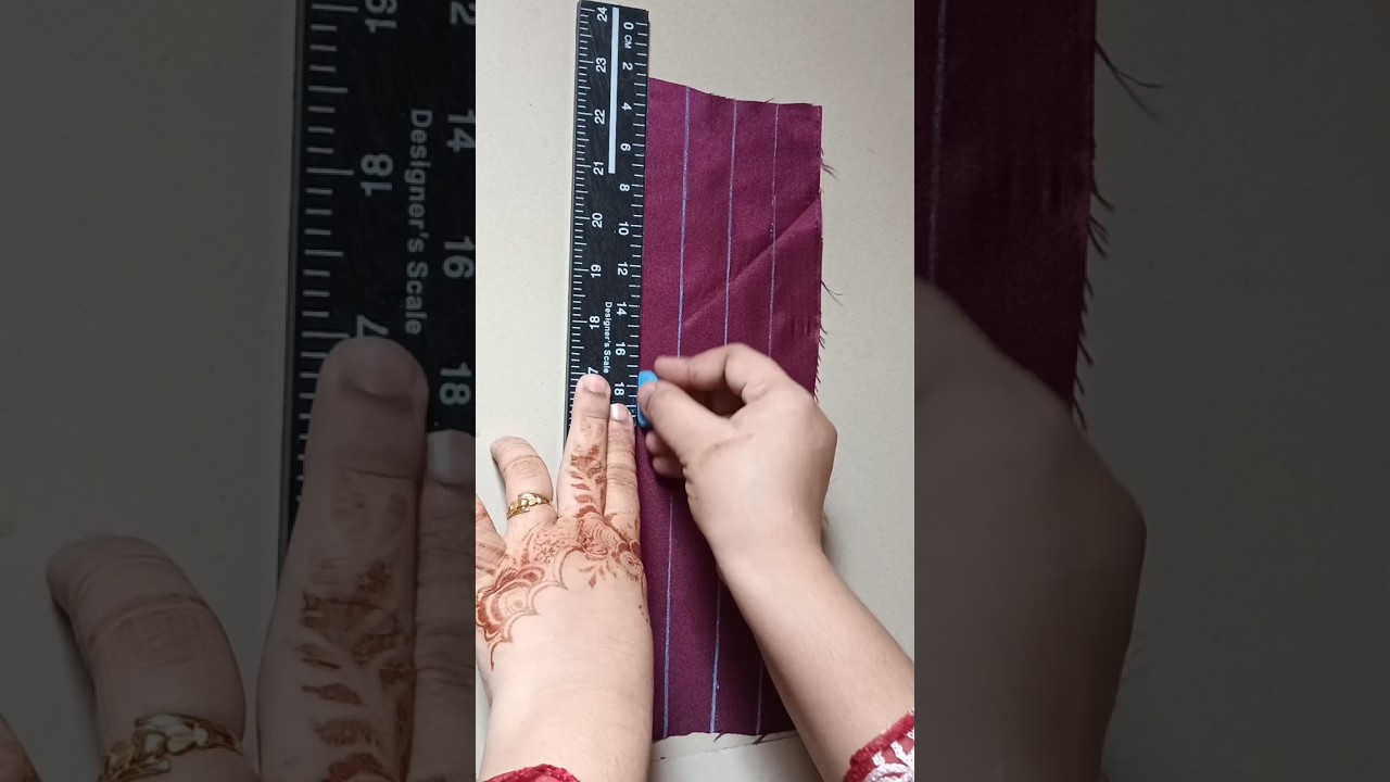 Long ureb/tirchhi patti cutting idea 💡✂️/ how to cut cross patti#trending #ideas #shorts#sewingtips