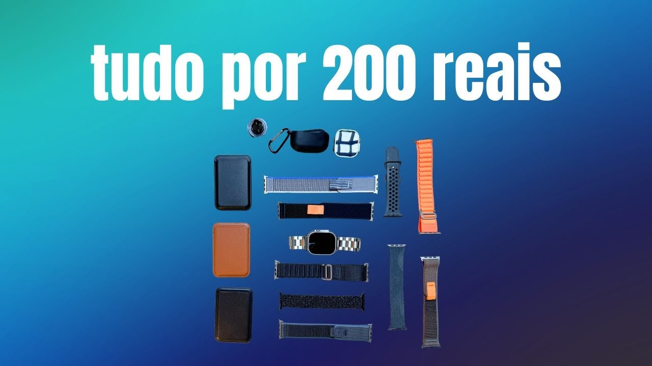 TEMU: acessórios para iPhone e Apple Watch muito BARATOS!