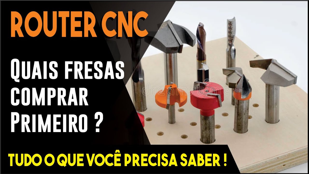5 Principais Fresas para Router CNC | Papo Descontra&iacute;do #22