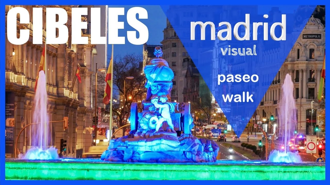 CIBELES ⛲ Madrid 🚶‍♂️ walk tour 🚶‍♀️ paseo