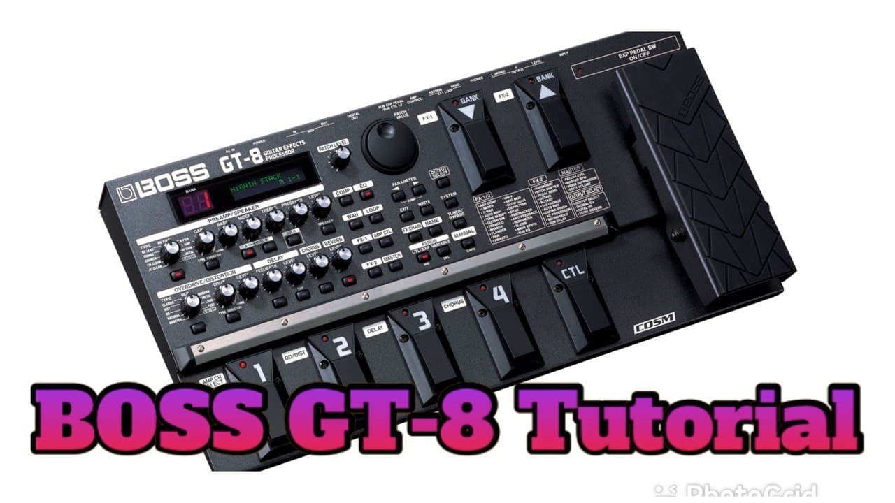 Tutorial BOSS GT8 cara setup FX chain BOSS GT8
