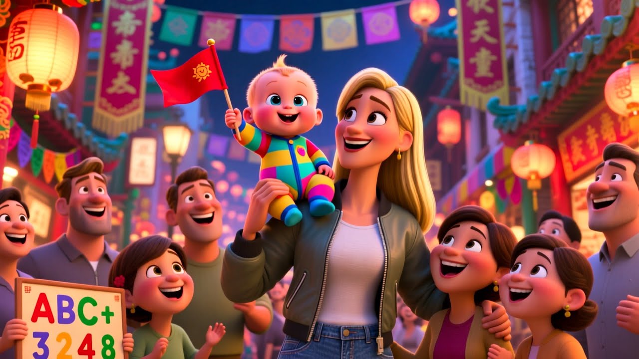 Dragon Parade in Chinatown | Fun Kids Song for Toddlers | Festive Adventure Rhyme