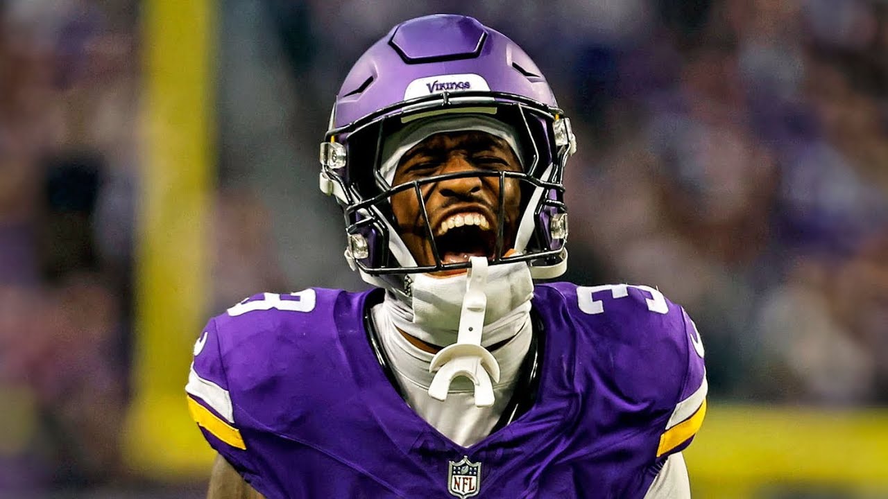 Jordan Addison Rare High Quality Clips for Edits! (Minnesota Vikings) (Upscaled With Topaz)
