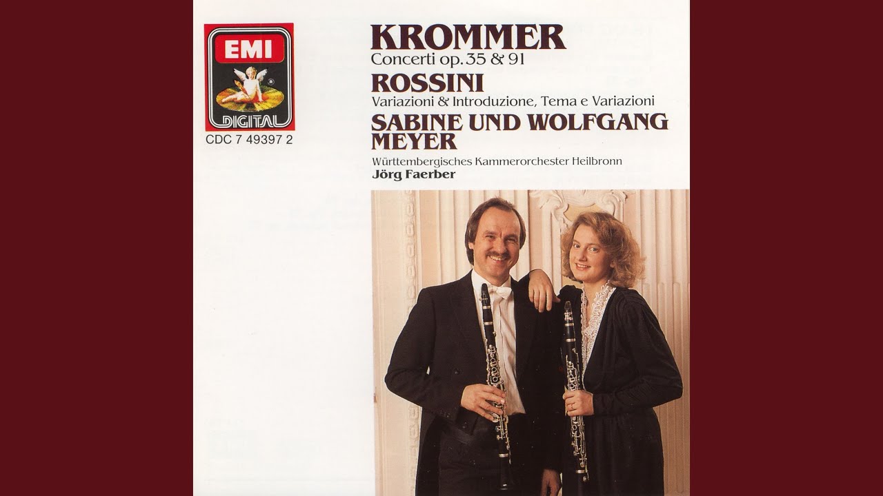 Variationen für Klarinette und kleines Orchester C Major