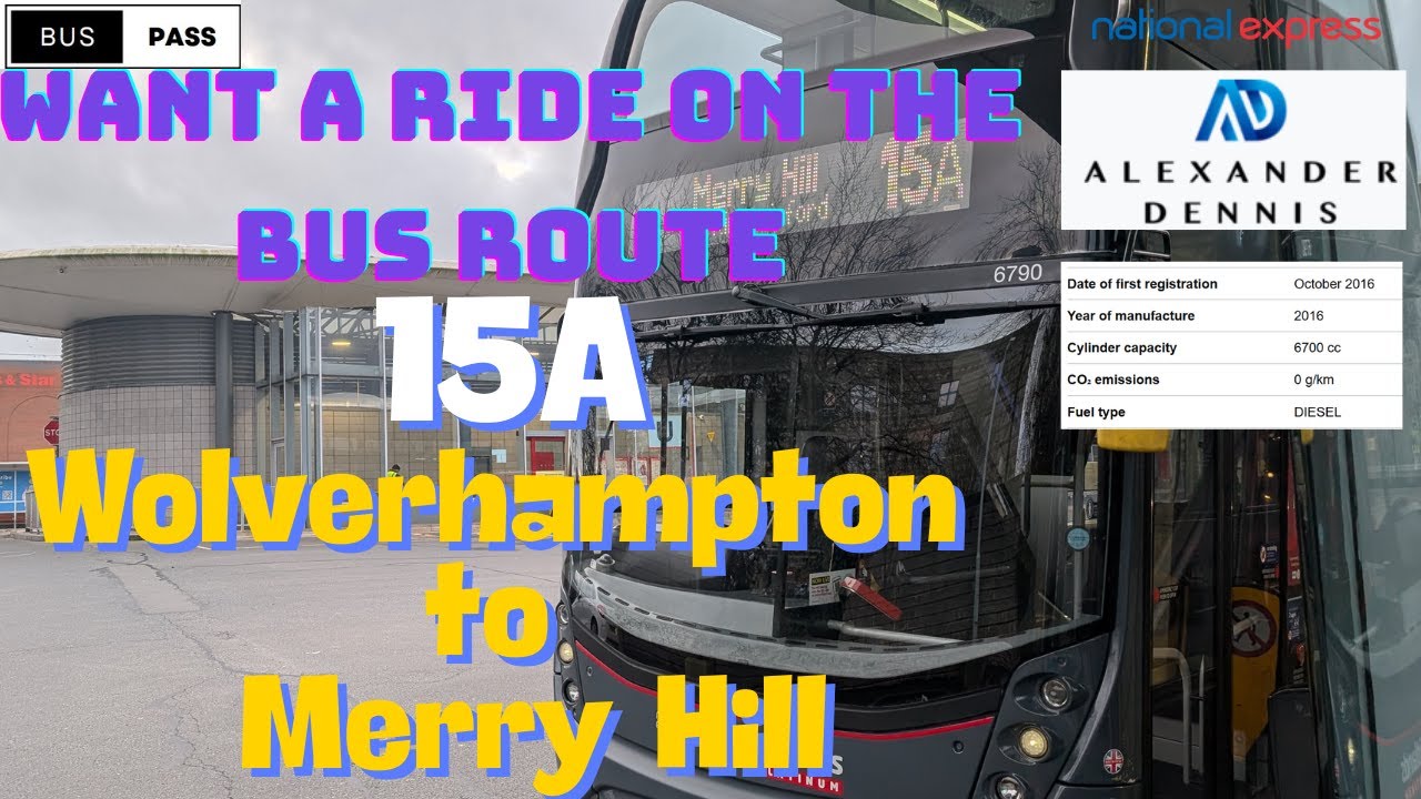 🚍Route 15A | Wolverhampton to Merry Hill | Explore Scenic Stops and Shopping Bliss | Bus Gossip🌟🚌