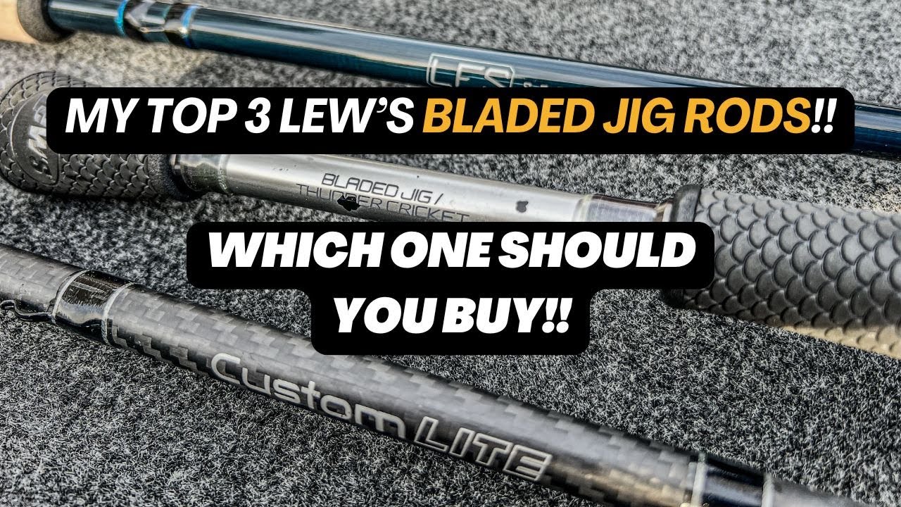 My Top 3 Lew's Bladed Jig Rods! Which One Should You Buy!?