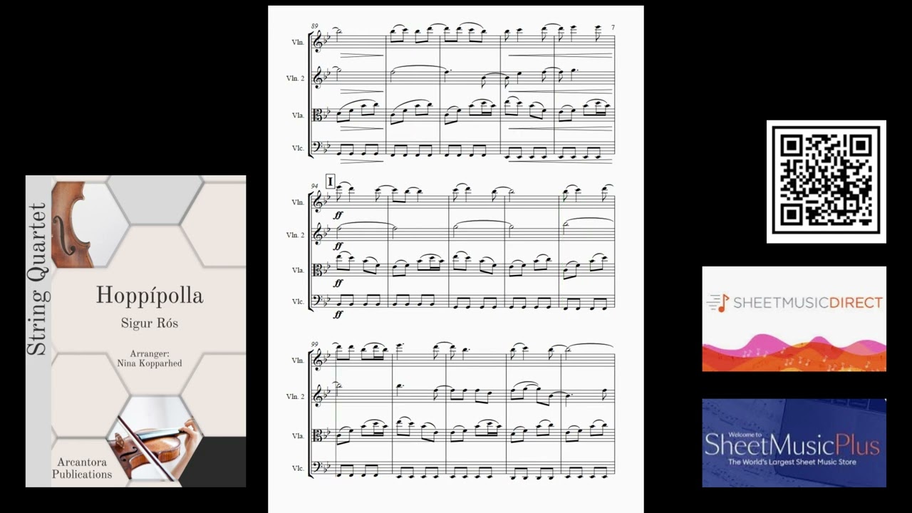 Hoppipolla | arr. String Quartet | Demo
