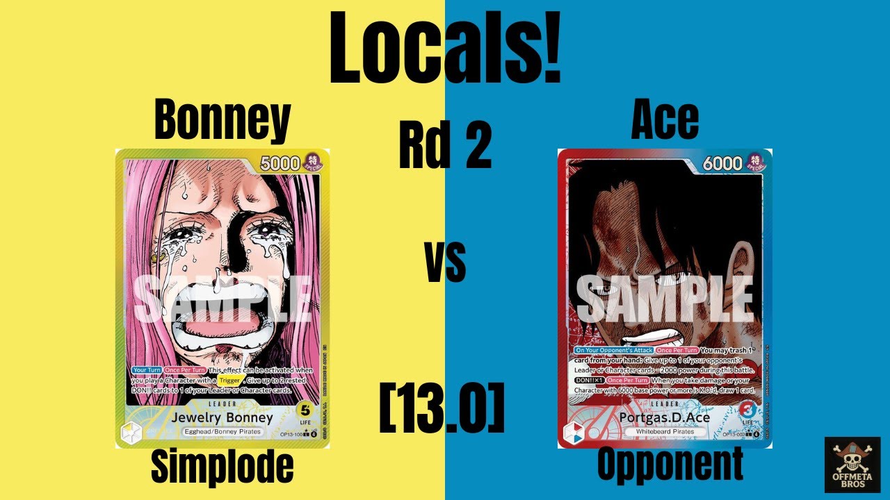 Последний матч OP13 Locals с Y Bonney... Смогу ли я победить Эйса!? | Locals против OP13 Эйса! | ...