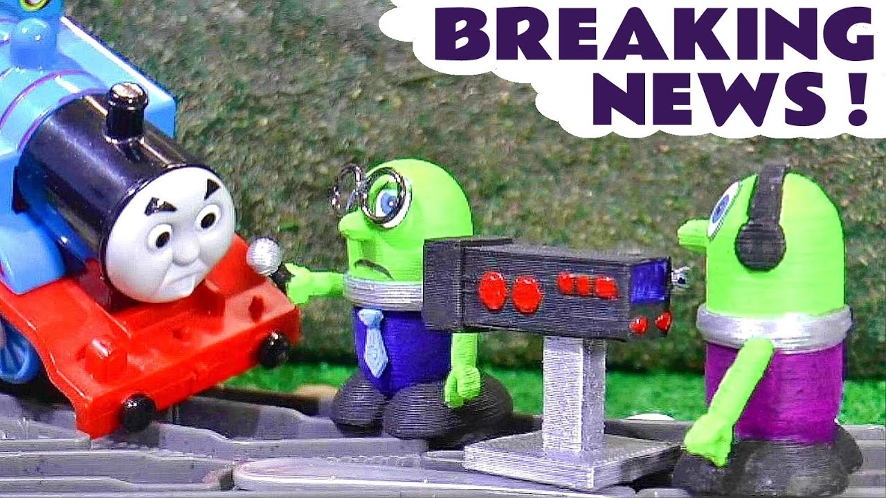 Fun News Story with Thomas Toy Trains and the funny Funlings