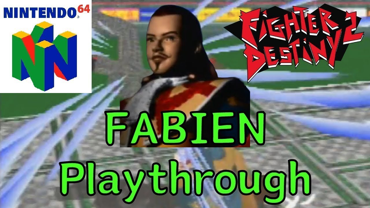 Fighter Destiny 2 (Nintendo 64) - FABIEN Playthrough [Crazy Difficulty]