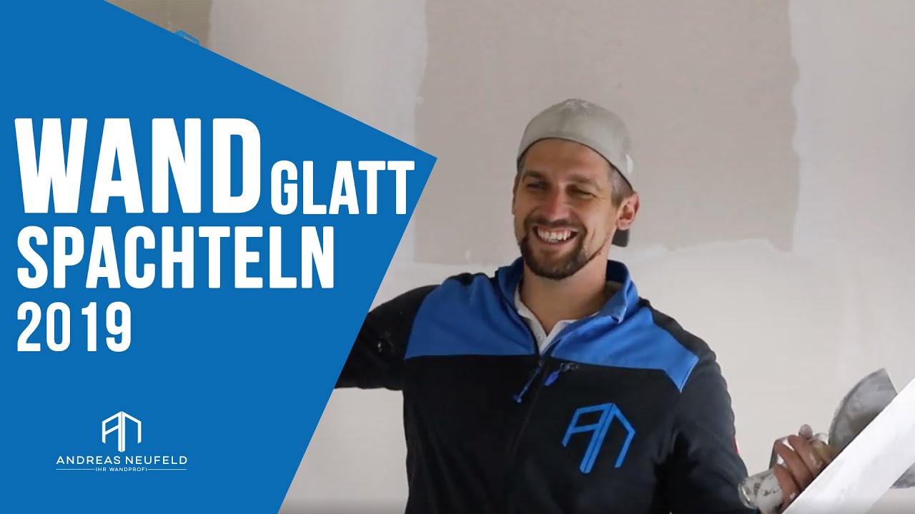 Wand glatt spachteln Q3 2019