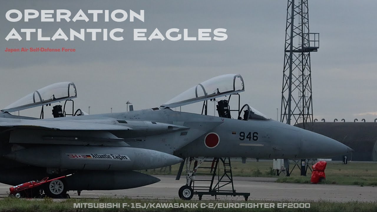 Operation Atlantic Eagles (History in the making) F-15J, C-2 & EF2000 Departure from RAF Coningbys