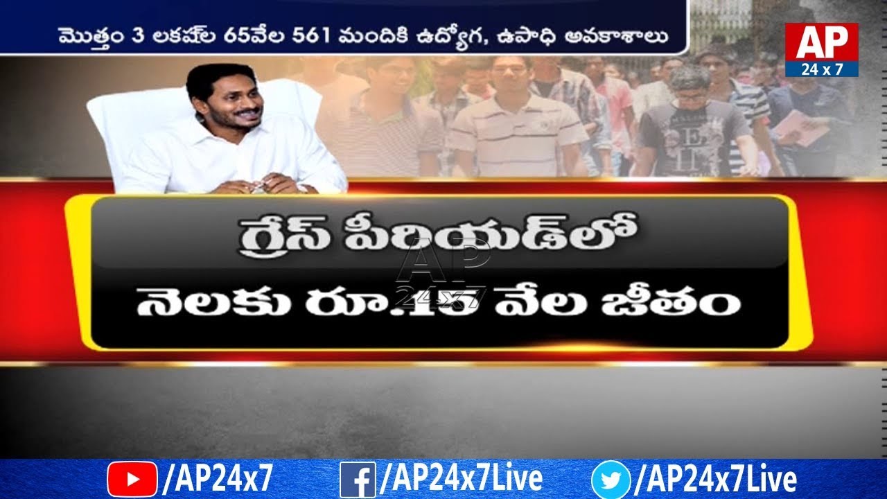 AP CM Jagan Bumper Offer To Unemployed Students In AP | AP24x7