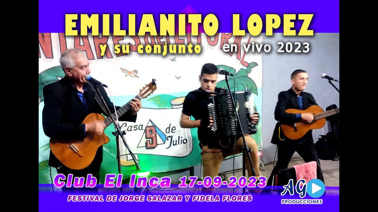 EMILIANITO LOPEZ EN VIVO | CLUB EL INCA 17-09-2023 Solano - Bs. As. ESPECTACULAR ACTUACIÓN!!! 👌💥💣