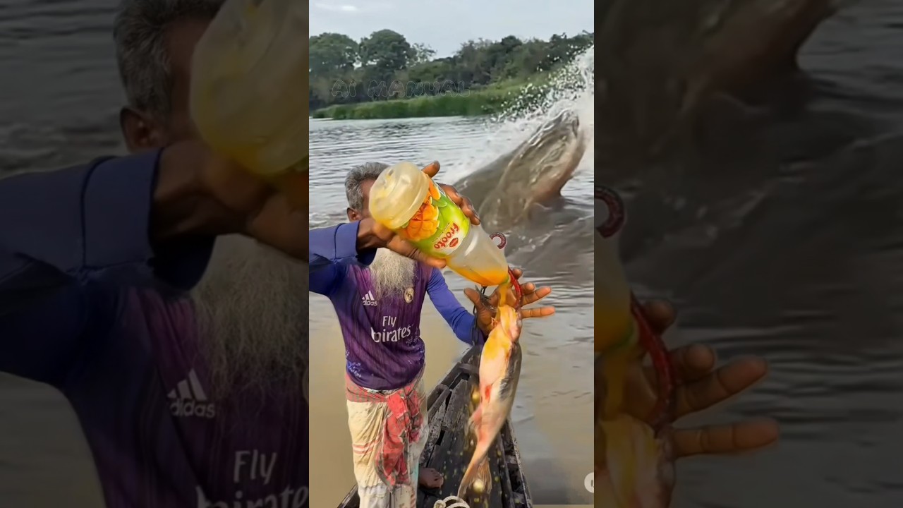 mancing ikan monster harus dengan umpan khusus #fishing #amazing