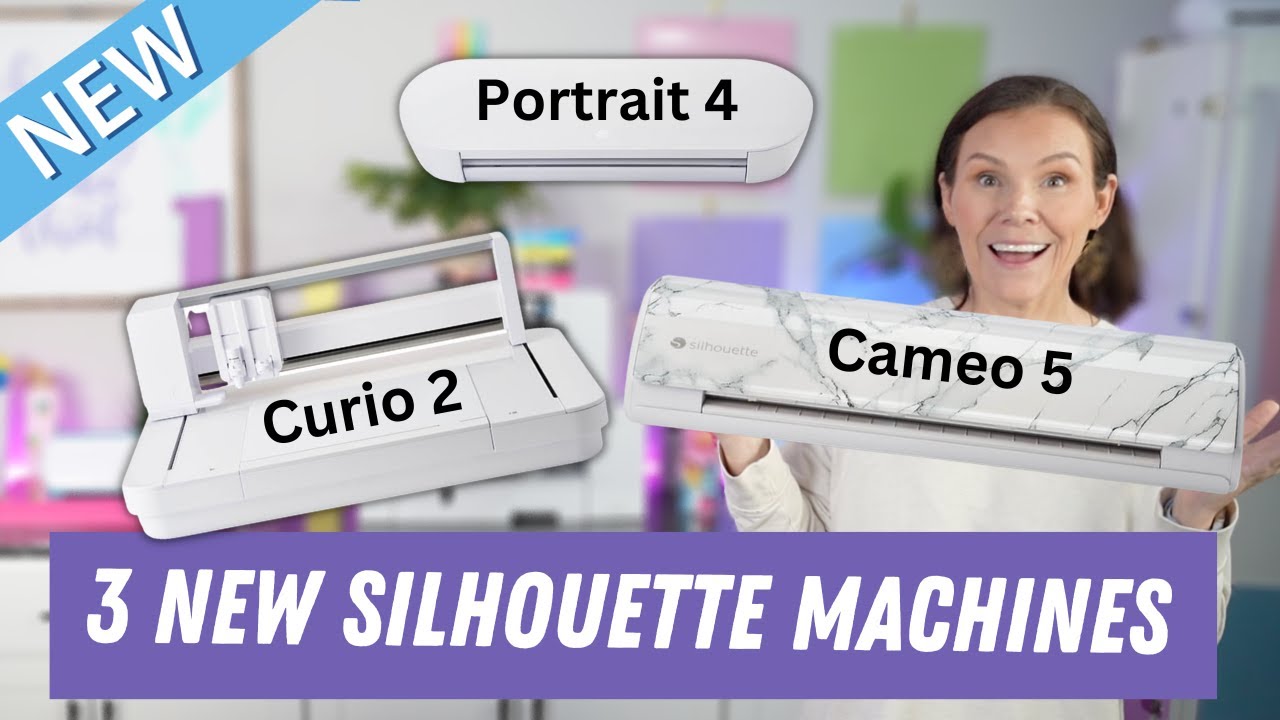 🤯 3 НОВЫЕ машины Silhouette Cameo 5, Silhouette Curio 2 и Silhouette Portrait 4