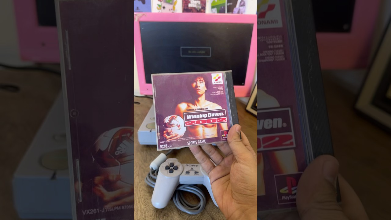 Winning eleven 2002🏆⚽️⚽️ #retrogaming #nostalgiaplaystation #playstation
