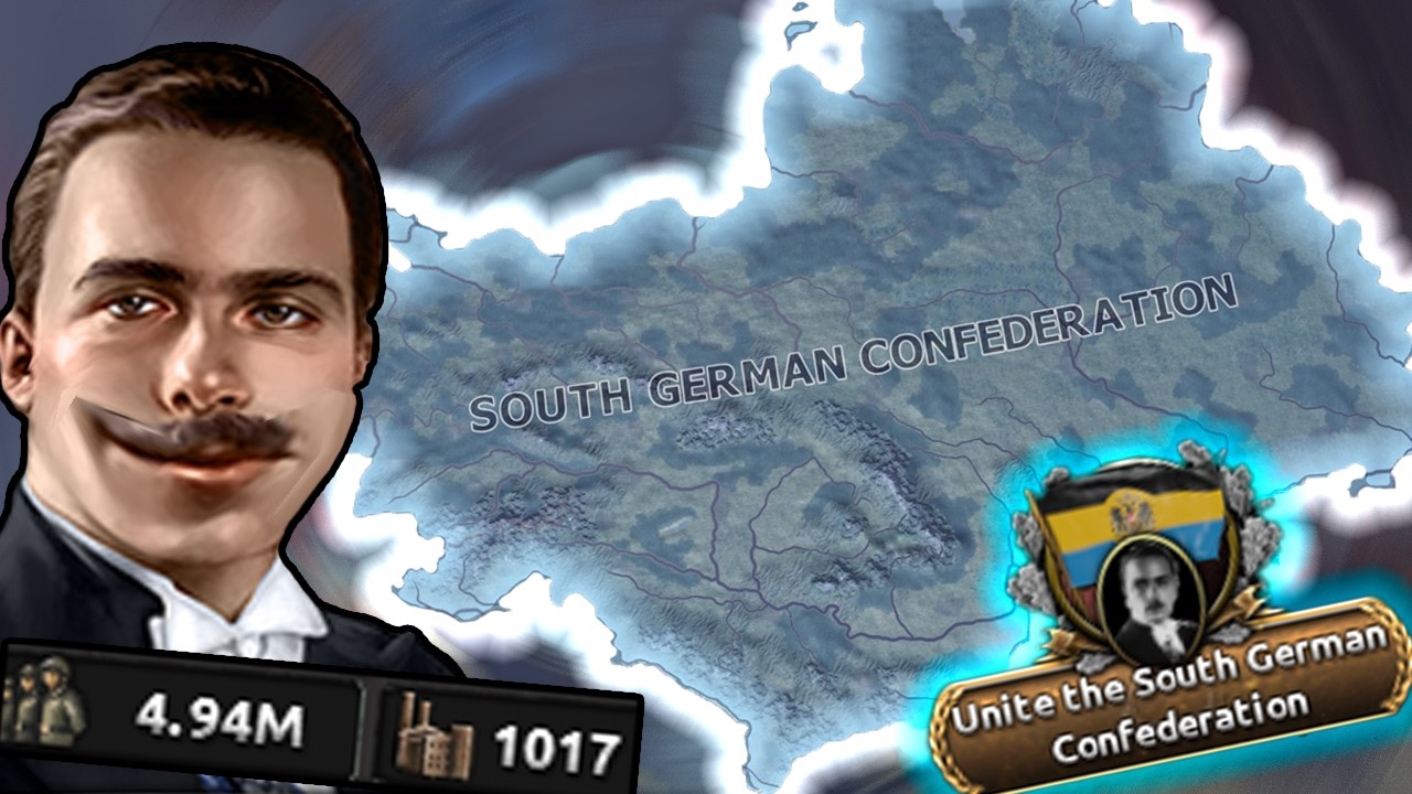 I Formed the South German Confederation as Czechoslovakia in HOI4!