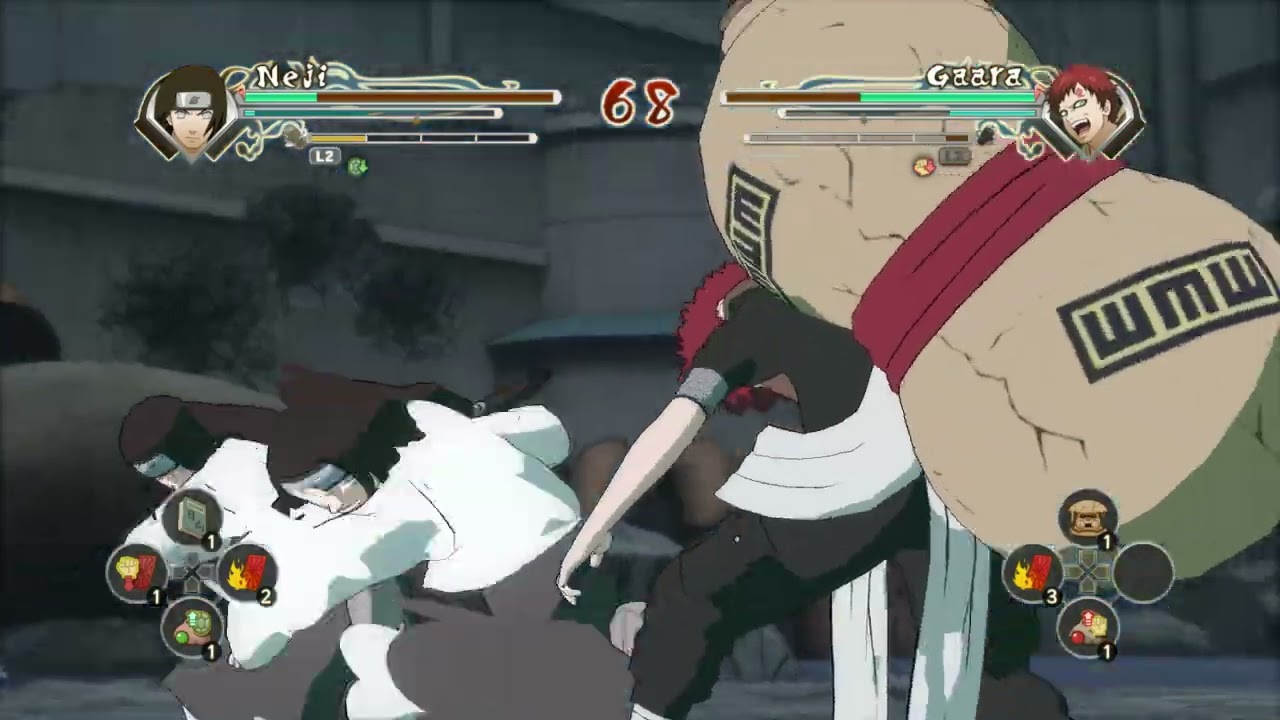 Neji vs Gaara (Part 1) - Naruto Shippuden Ultimate Ninja Storm Generations