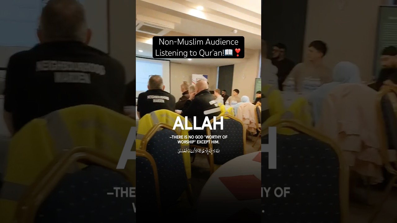 Reciting in front of our Non-Muslim audience during Last Ramadan Iftar Dawah Event | Surah TaHa