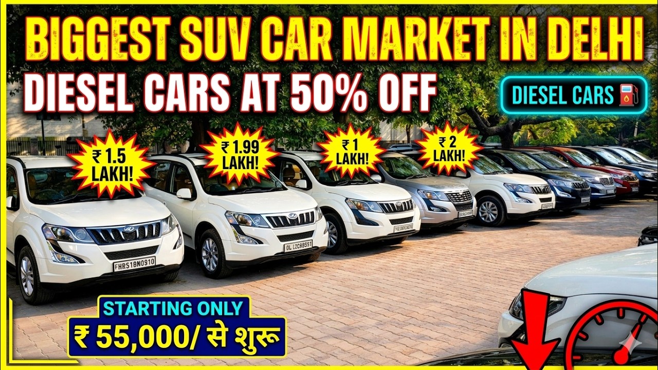 DIESEL CAR Market 21,000 मे CAR🔥Secondhand Cars Used Cars in Delhi NCR for Sale🔥Cheapest Cars