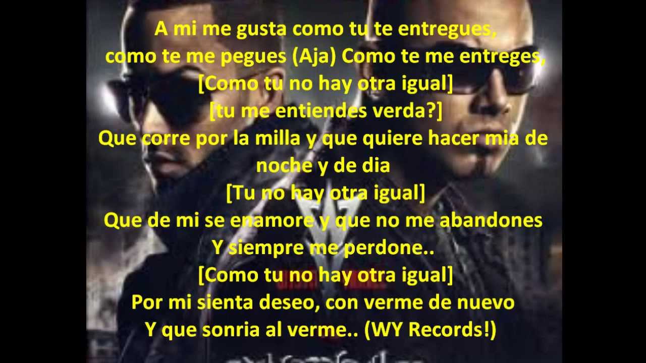 Como Tu No Hay Nadie - Wisin & Yandel Ft. Jayko [Letra]