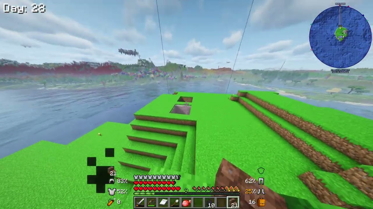 Minecraft solitario / La zona de almacenamiento y el Nether