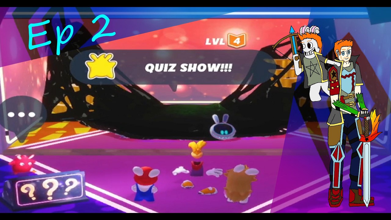 All Hands on Set! Race Ya to the End(Mario and Rabbids: SoH [Rayman and the Phantom Show] ep2)