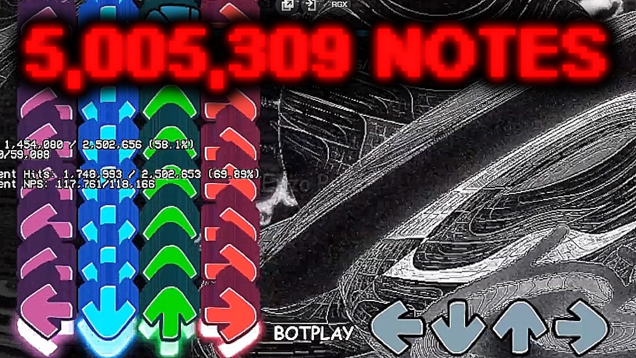 LOST IN HELL (Null_y34r's Remix) CHARTED (5 MILLION NOTES!)