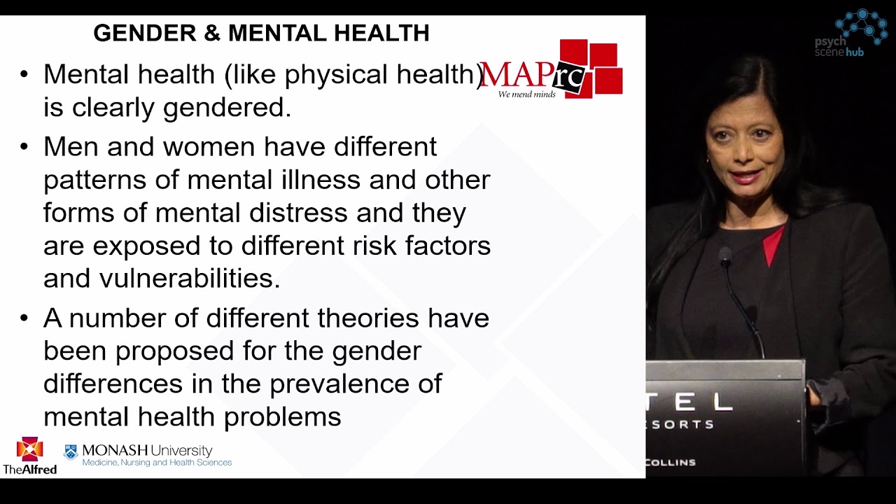 Gender Differences in Mental Health by Professor Jayashri Kulkarni