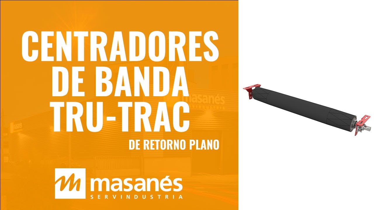 Centrador de banda de retorno plano Tru-Trac | Masan&eacute;s Servindustria