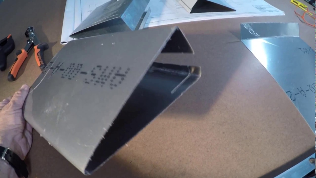 Making the rudder using 6061 T6 (aircraft grade aluminum)