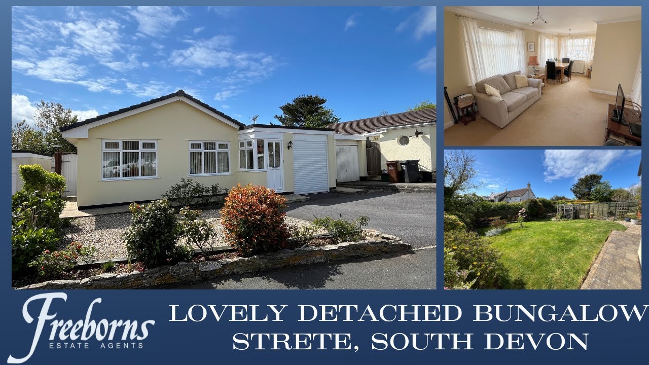 Lovely Detached Bungalow In The Village Of Strete, South Hams - Join Us For The Tour!