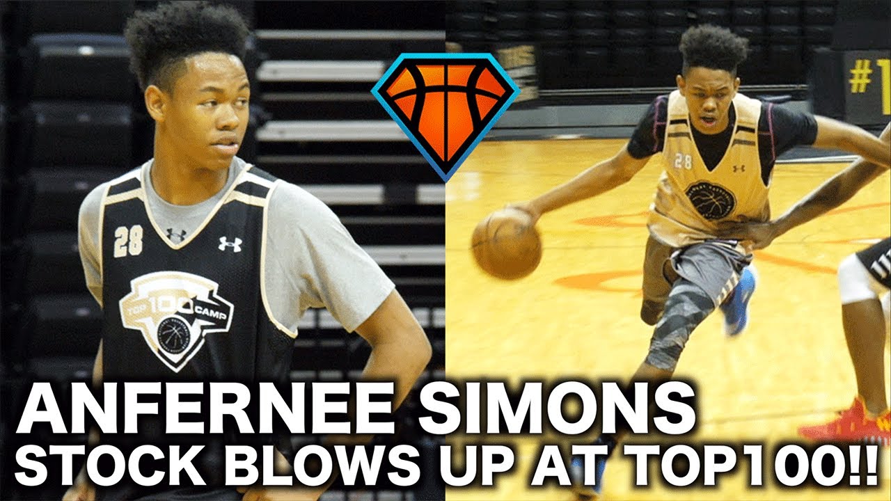 You CANNOT GUARD Anfernee Simons!! | Louisville Commit's Stock JUMPS at Top100