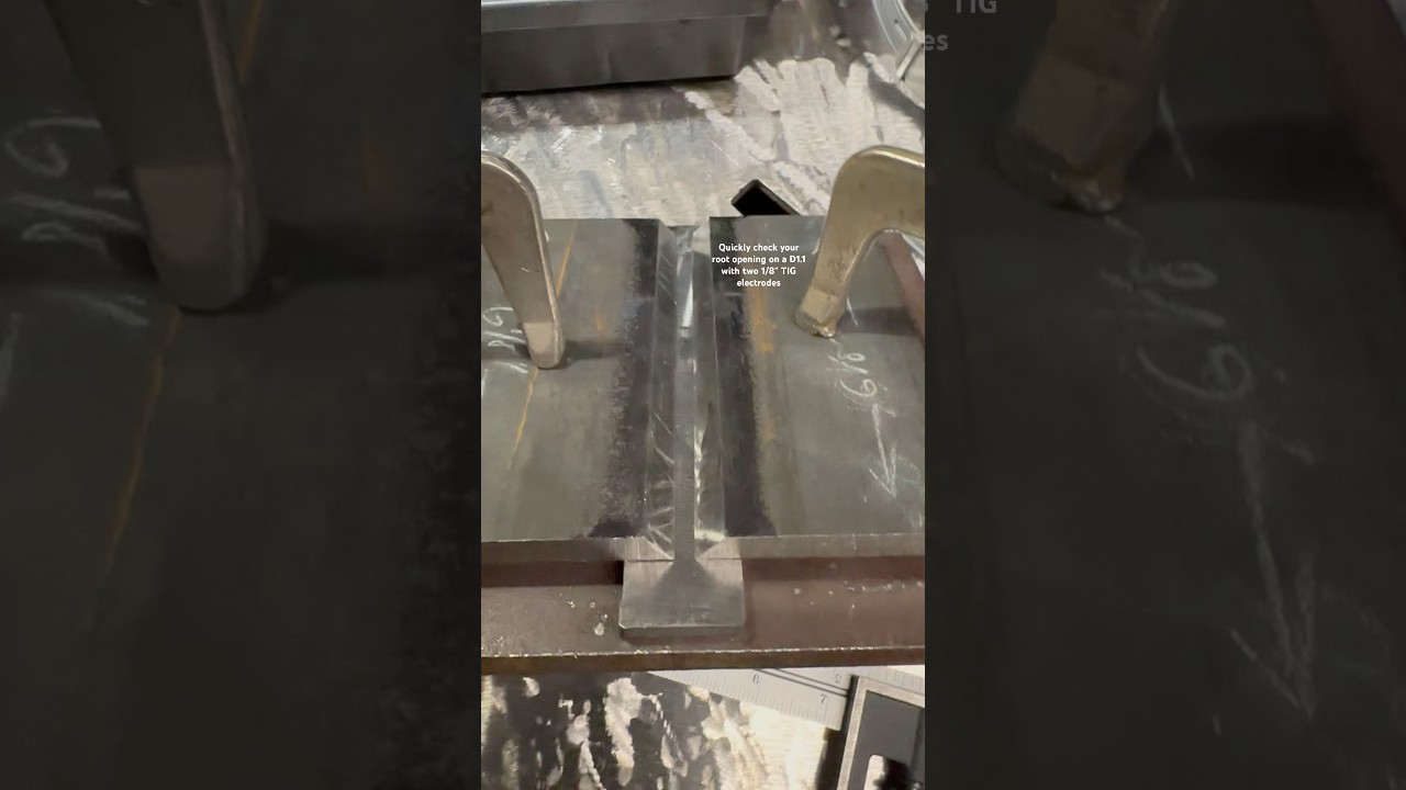 (Read Description) A little shortcut for fit up on a D1.1 plate test