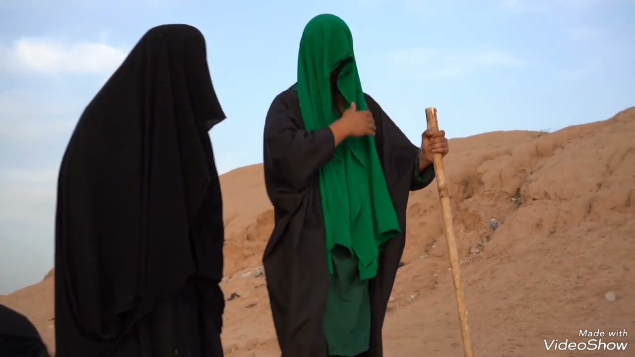 زياره السيده زينب الى قبر الامام الحسين واهل بيته واصحابه يوم الاربعين ساعد الله قلبج يازينب😭💔