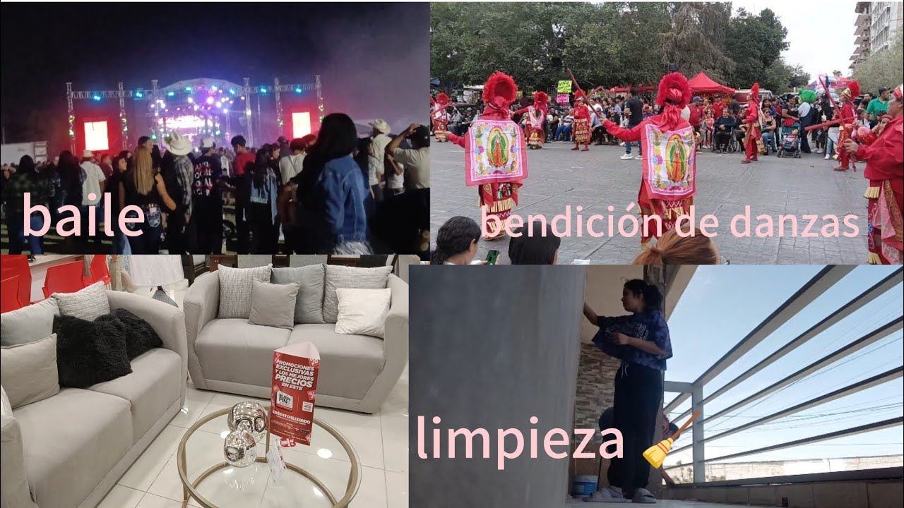 Viendo muebles/ bendición de danzas/Día de limpieza 🧹 aniversario 🎉🪅