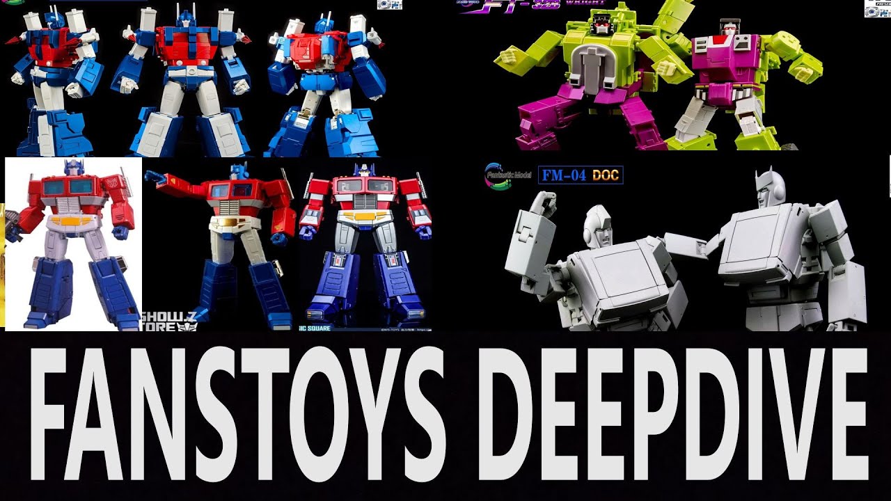 FANSTOYS TFCON LA 2024 DEEPER LOOK VS XTB TAKARA AND MAGIC SQUARE