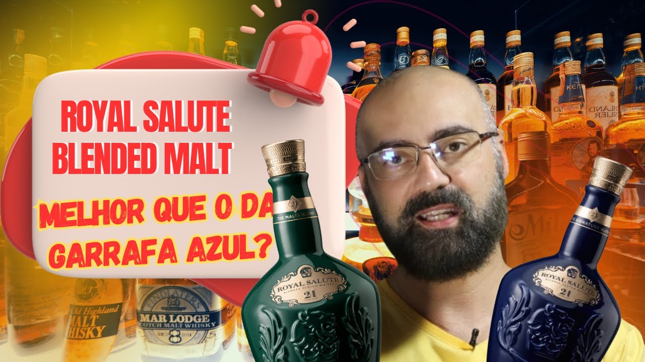 21 anos de sabor e complexidade.  Royal salute blended malt.