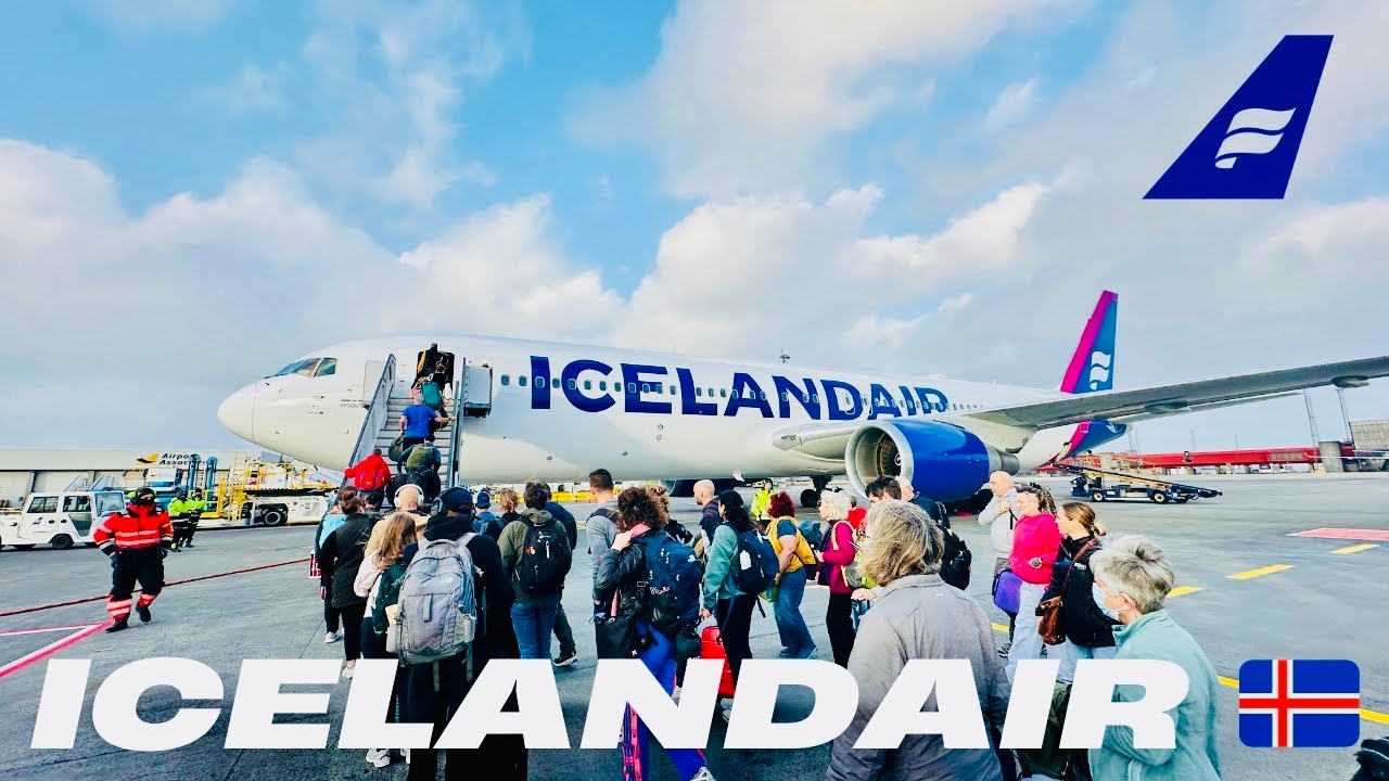 Icelandair 🇮🇸 Boeing 767-300ER Economy Class Experience - KEF-BOS (FI631)