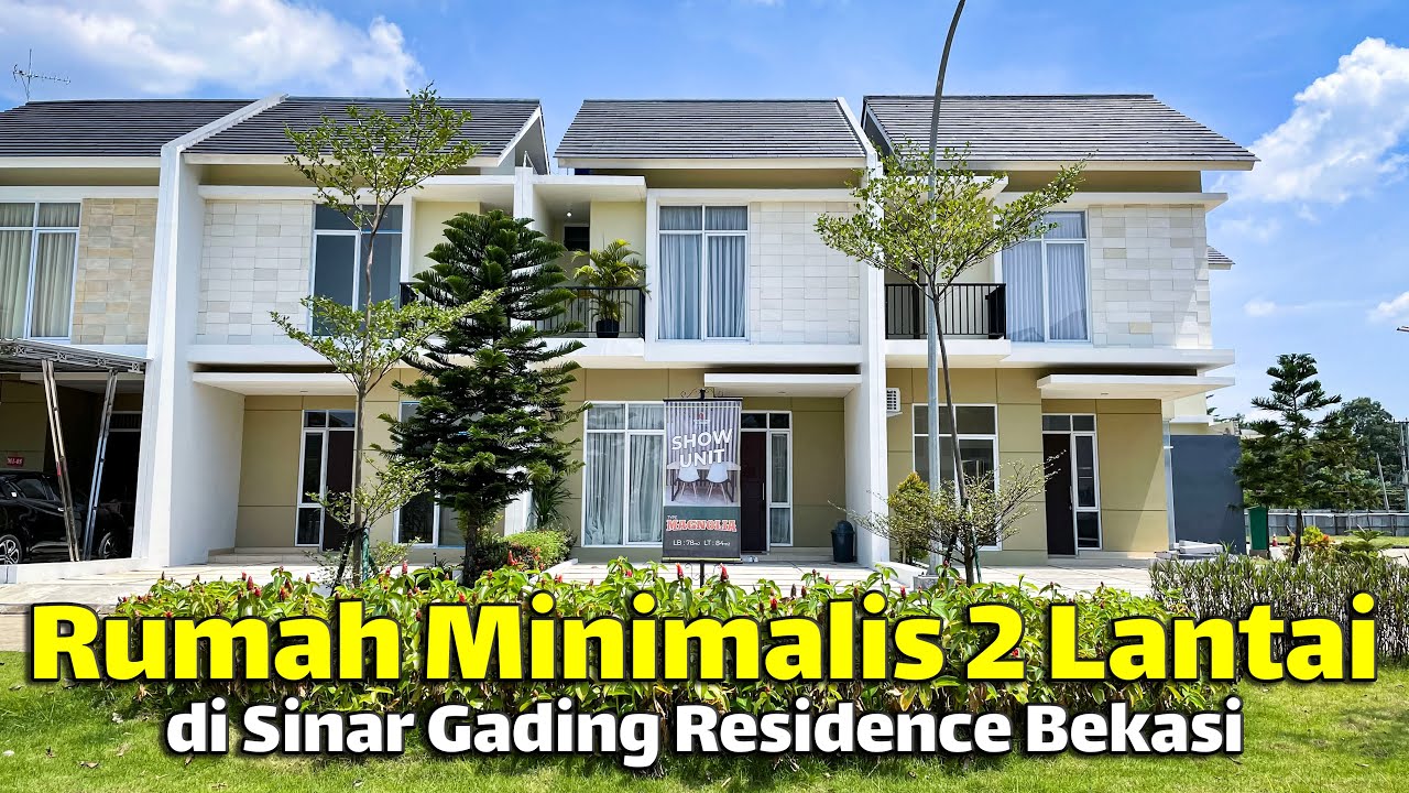 Rumah Minimalis 2 Lantai 6x14 di Kota Bekasi | Sinar Gading Residence