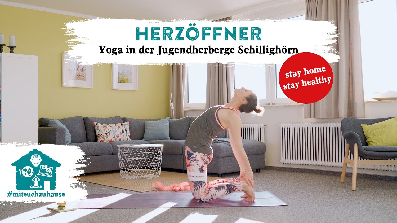 Herzöffner: Energie im Alltag freisetzen | Yoga in der Jugendherberge Schillighörn #miteuchzuhause
