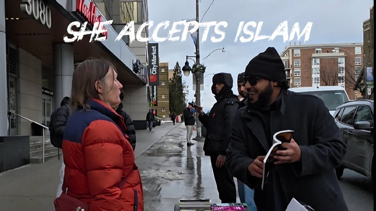 Canadian Woman Accepts Islam! 