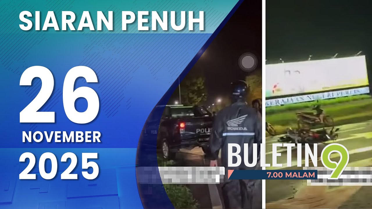 Kenderaan Polis Langgar Dua Motosikal, Seorang Penunggang Maut | Buletin TV9, 26 November 2025