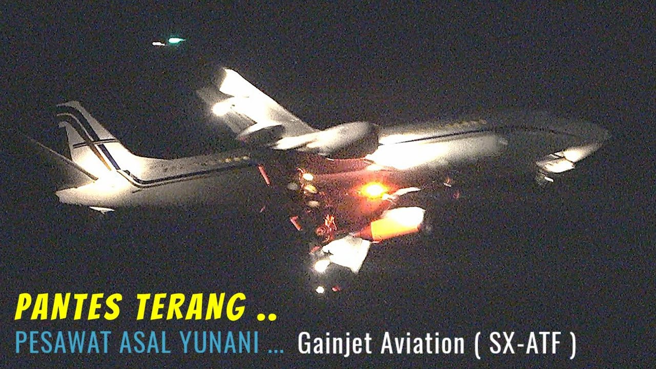 Всего 5 огней. Самый яркий Boeing B737 принадлежит GainJet Aviation SX-ATF