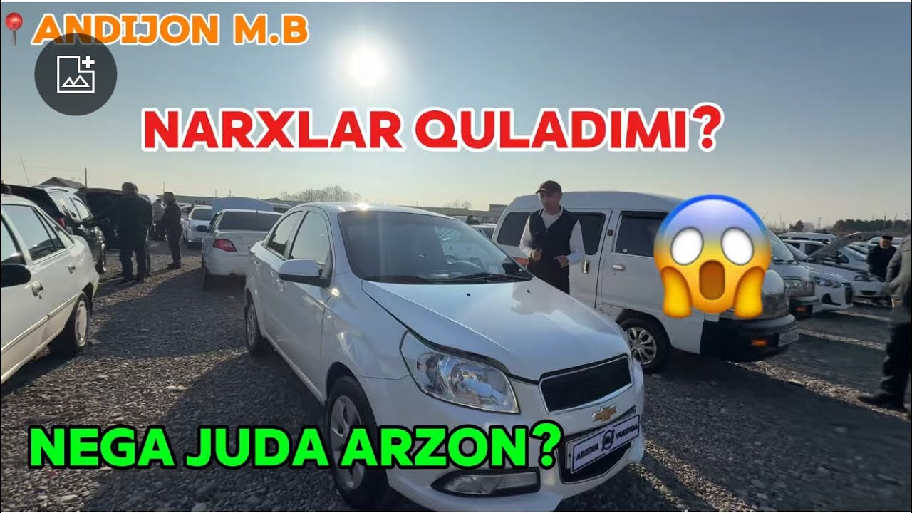 Andijon mashina bozorida narxlar tushushni boshladi.Narxlar tushishni boshladi