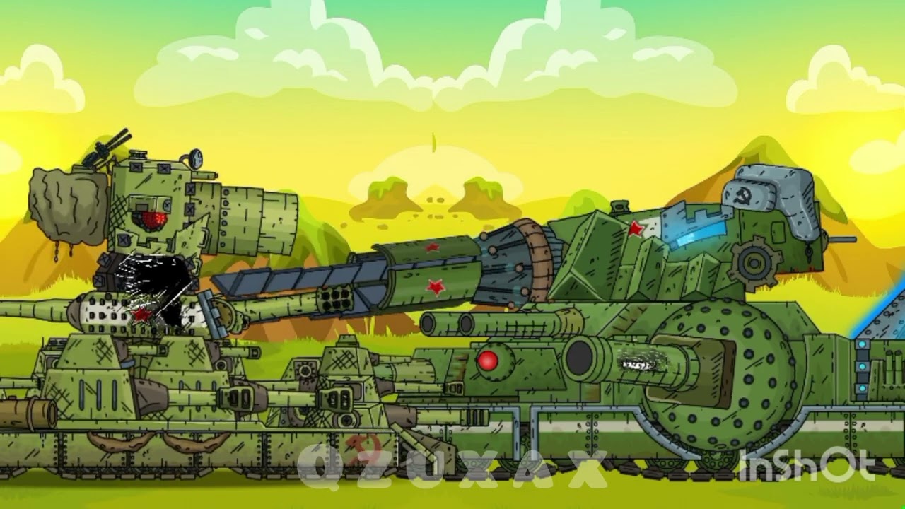 Karl 44 vs Vostok-1. •Карл44 против Восток-1  ||  Cartoon about tanks